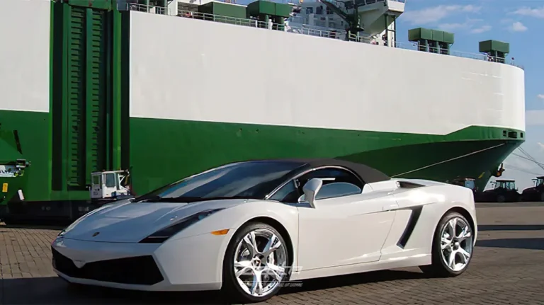Roll On Roll Off Shipping of Luxurious Sports Car